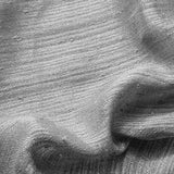 Sheer Polyester Drapery Fabric 110" Gray Ivory White