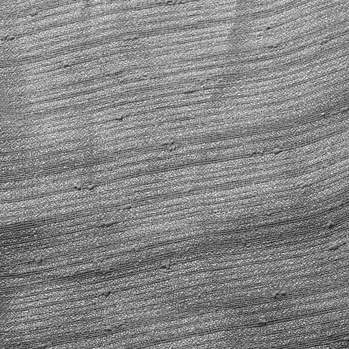 Sheer Polyester Drapery Fabric 110" Gray Ivory White