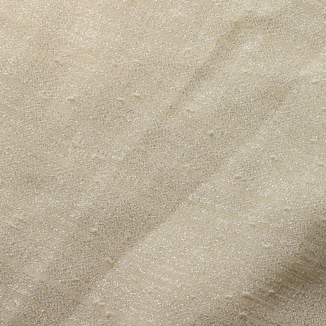 Sheer Polyester Drapery Fabric 110" Gray Ivory White