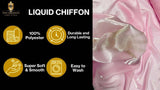 Liquid Chiffon Fabric - Sheer, 58" Width, Assorted Colors (1 Yard)
