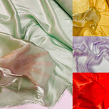 Liquid Chiffon Fabric - Sheer, 58" Width, Assorted Colors (1 Yard)