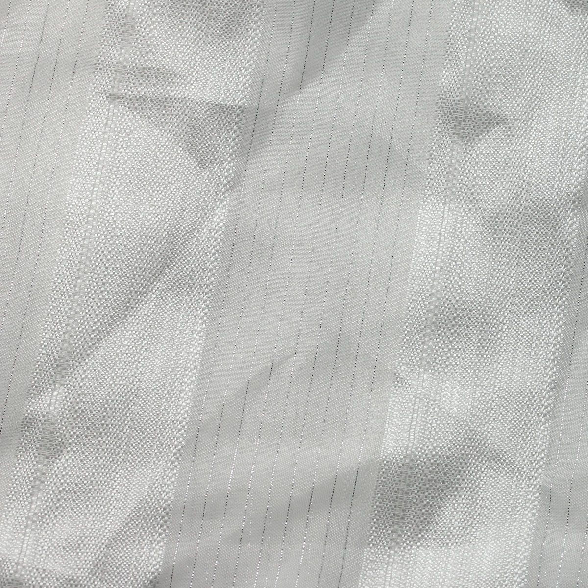 Sheer Drapery Fabric Stripe Embroidered 110" Polyester
