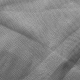 Sheer Polyester Drapery Fabric 110" Gray Ivory White