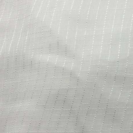 Sheer Drapery Fabric Stripe Embroidered 110" Polyester