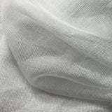 Sheer Drapery Fabric Stripe Embroidered 110" Polyester