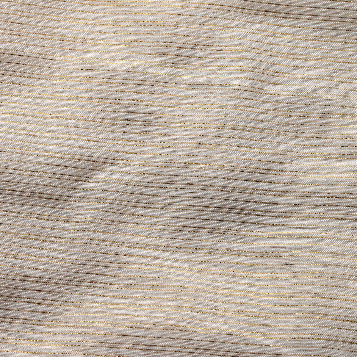 Sheer Drapery Fabric Stripe Embroidered 110" Polyester