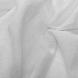 Sheer Polyester Drapery Fabric 110" Gray Ivory White