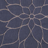 Organza Drapery Fabric Shelter 110" Floral Window Curtain
