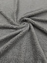 Sherpa Faux Fur Fleece Polyester Fabric - 58" Width, 15% Vertical Stretch, 280 GSM, Abrasion Resistant (1 Yard)