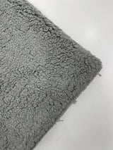 Sherpa Faux Fur Fleece Polyester Fabric - 58" Width, 15% Vertical Stretch, 280 GSM, Abrasion Resistant (1 Yard)