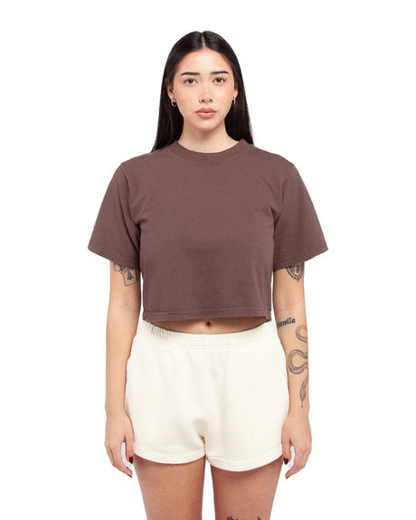 Ladies' Garment Dye Crop T-Shirt