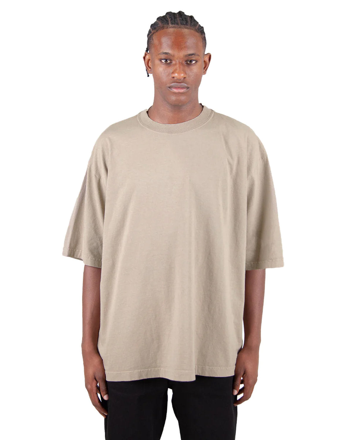 Adult Garment-Dyed Drop-Shoulder T-Shirt