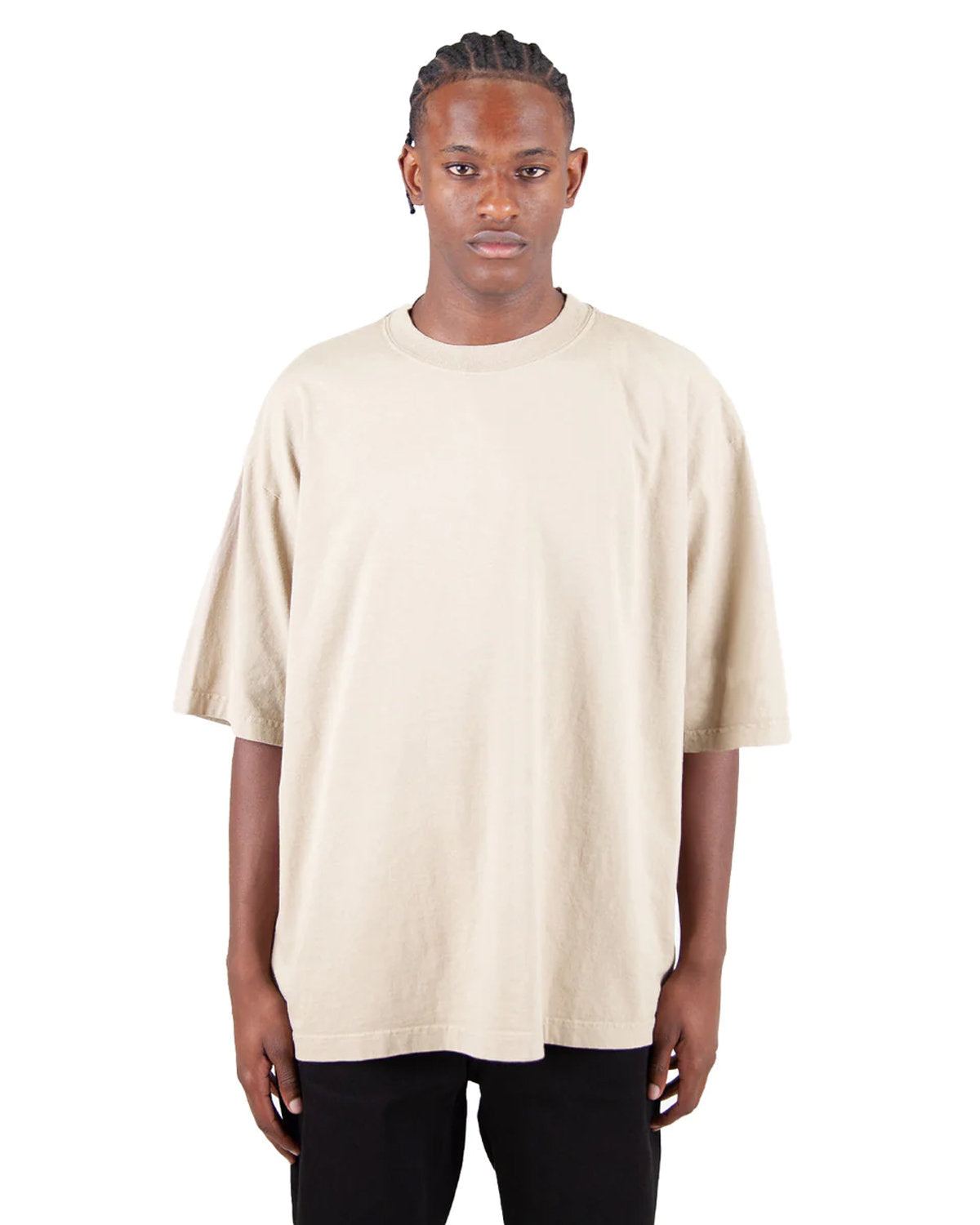 Adult Garment-Dyed Drop-Shoulder T-Shirt