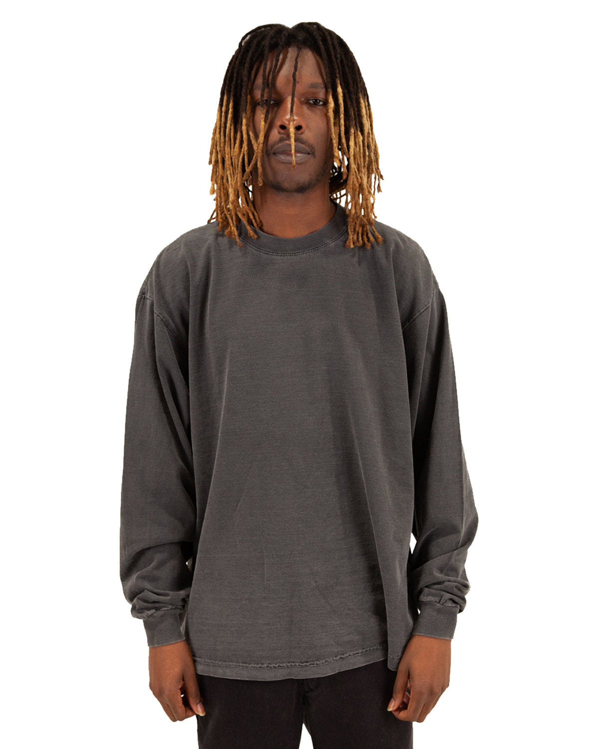 Men's Garment Dyed Long Sleeve T-Shirt