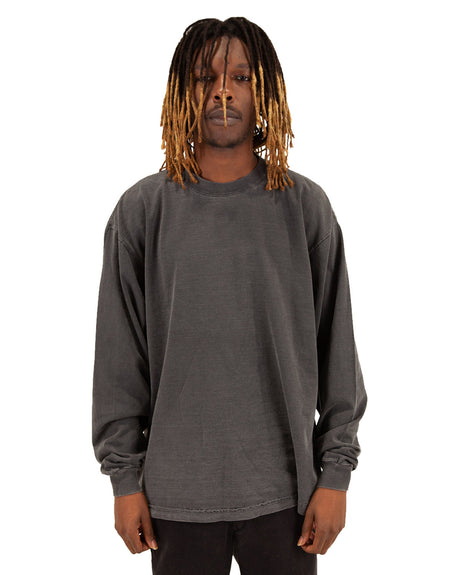 Men's Garment Dyed Long Sleeve T-Shirt