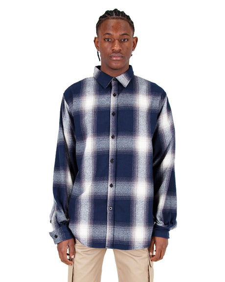 Men's Plaid Flannel Overshirt