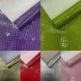 Shiny Alligator 3D Embossed Vinyl Fabric - Textured Alligator Emboss, 54" Width (1 Yard)