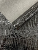 Shiny Alligator 3D Embossed Vinyl Fabric - Textured Alligator Emboss, 54" Width (1 Yard)