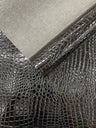Shiny Alligator 3D Embossed Vinyl Fabric - Textured Alligator Emboss, 54" Width (1 Yard)