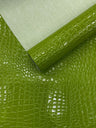 Shiny Alligator 3D Embossed Vinyl Fabric - Textured Alligator Emboss, 54" Width (1 Yard)