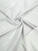Shiny Vinyl Spandex Vinyl Fabric - Glossy Solid, 58" Width (1 Yard)