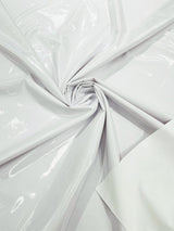 Shiny Vinyl Spandex Vinyl Fabric - Glossy Solid, 58" Width (1 Yard)