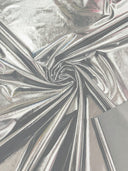 Shiny Vinyl Spandex Vinyl Fabric - Glossy Solid, 58" Width (1 Yard)