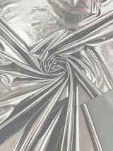 Shiny Vinyl Spandex Vinyl Fabric - Glossy Solid, 58" Width (1 Yard)