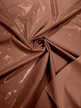 Shiny Vinyl Spandex Vinyl Fabric - Glossy Solid, 58" Width (1 Yard)