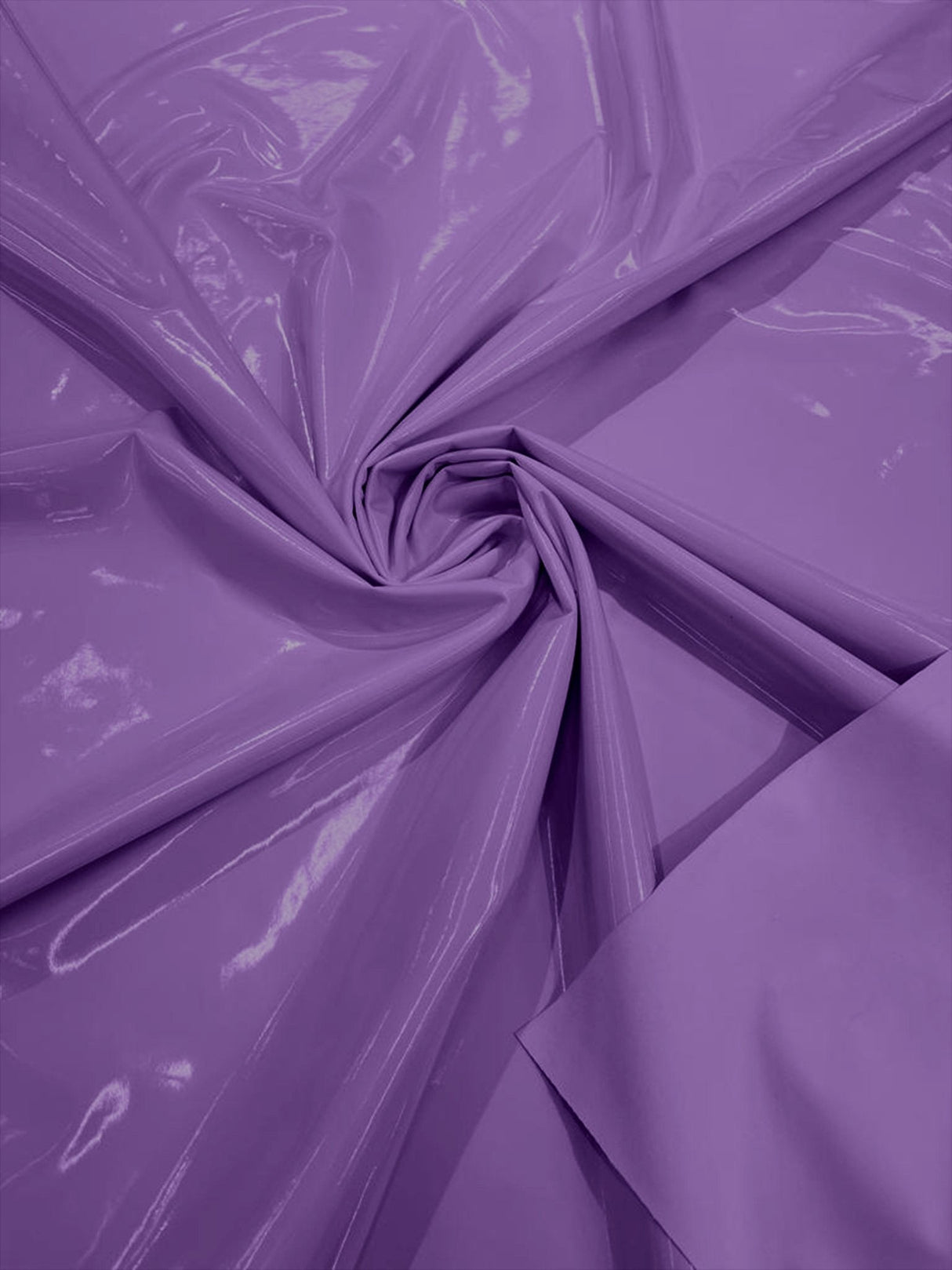 Shiny Vinyl Spandex Vinyl Fabric - Glossy Solid, 58" Width (1 Yard)