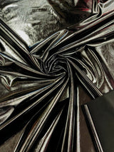 Shiny Vinyl Spandex Vinyl Fabric - Glossy Solid, 58" Width (1 Yard)