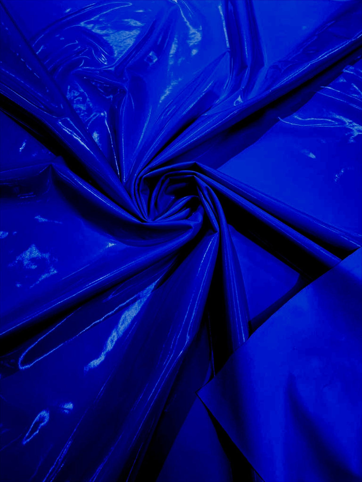 Shiny Vinyl Spandex Vinyl Fabric - Glossy Solid, 58" Width (1 Yard)