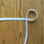 Bra Strapping Elastic 1/2 Inch Shiny Off White