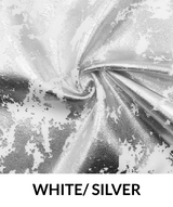 Wave Hologram/Holograph Poly Spandex Foil Fabric - Hologram Metallic Finish