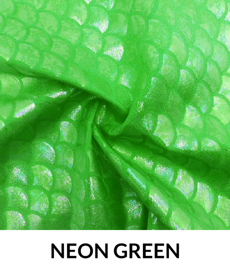 Mermaid Nylon Spandex Tricot Holograph / Hologram Fabric - Mermaid Holographic, Stretch Fabric