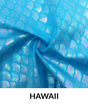 Mermaid Nylon Spandex Tricot Holograph / Hologram Fabric - Mermaid Holographic, Stretch Fabric
