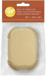 Wilton Kraft Petite Loaf Baking Cups – 50 Count