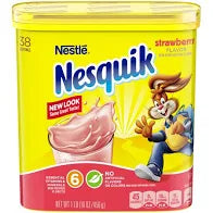Nestle Nesquik Strawberry 1Lb