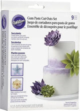 Wilton Gum Paste Succulents Cut-Outs Set, 9-Piece