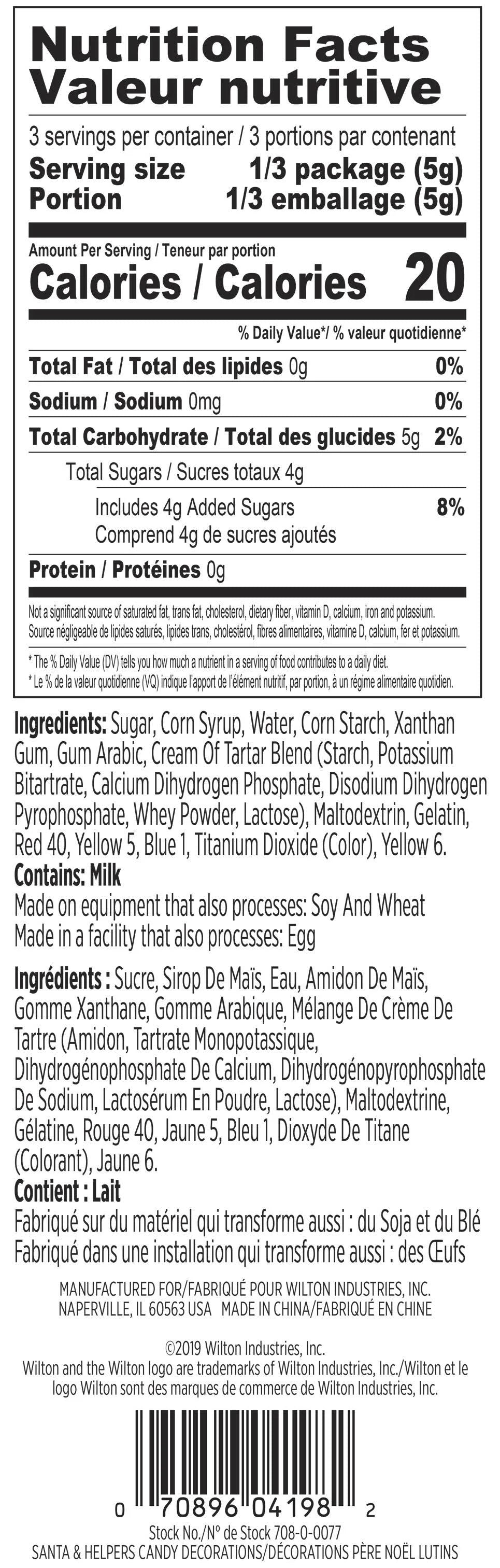 Wilton Icing Decorations Santa and Helpers