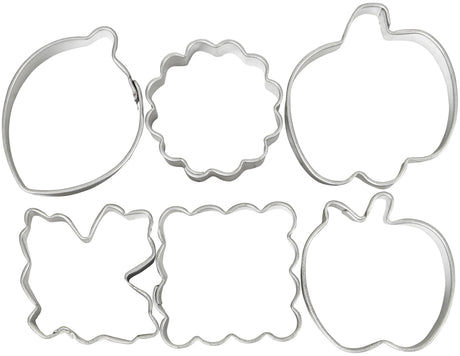 Wilton Pie Crust Cutter Set 6 piece Pkg-Autumn