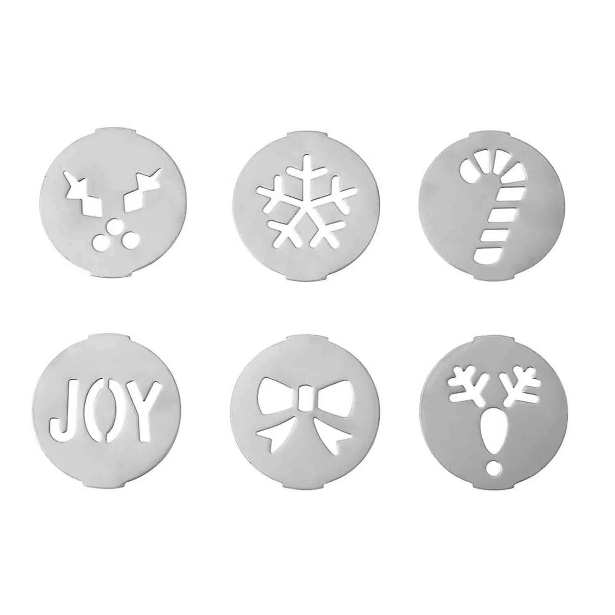 Wilton 6-Piece Fit Right Holiday Cookie Disc Set for spritz