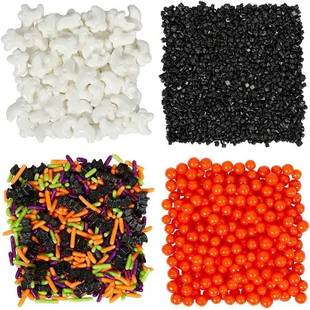 Wilton Test Tube and Stand full of Spooky Halloween Sprinkles Mix, 5 oz.