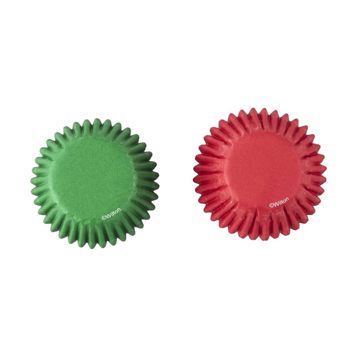 Wilton Red and Green Mini Baking Cups – 100 Count