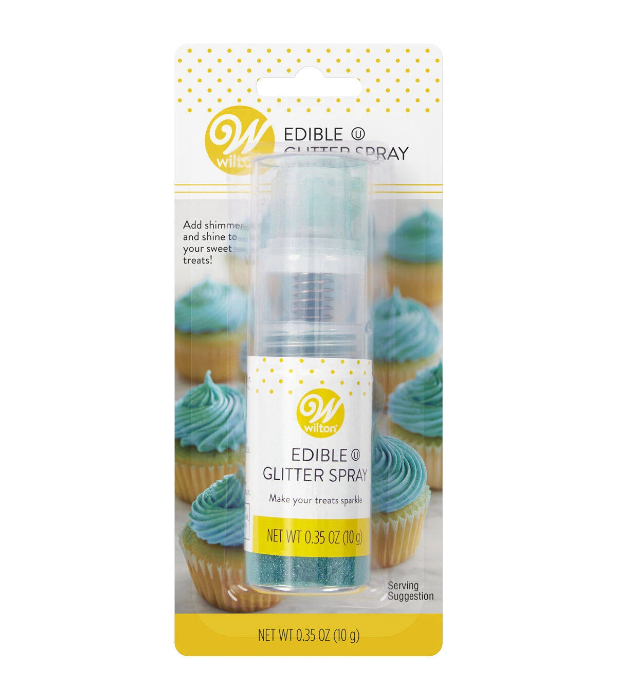 Wilton Green Edible Glitter Spray – 0.35 oz.