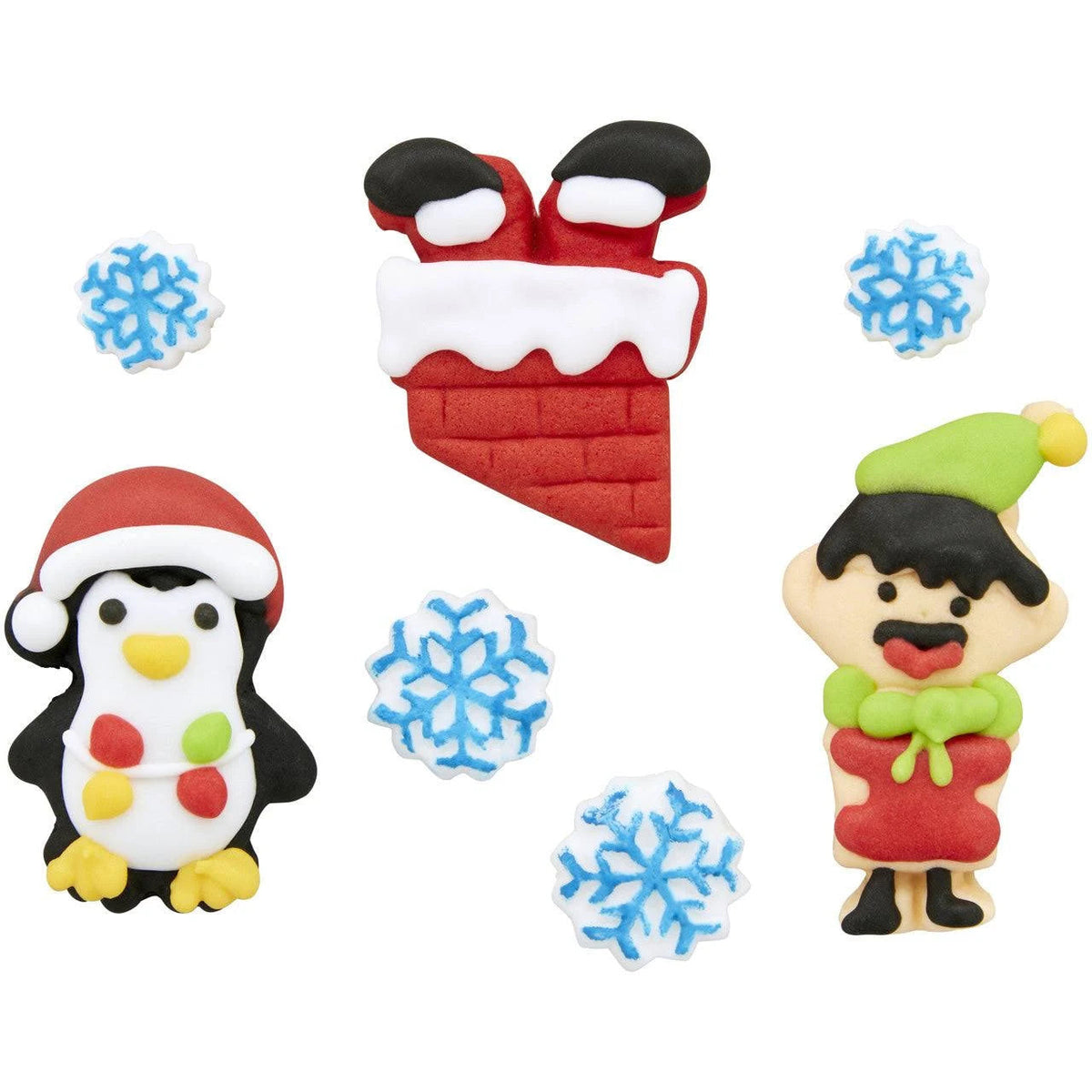 Wilton Icing Decorations Santa and Helpers