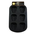 Wilton Black Silicone Skull Mold 6-Cavity Baking Mold
