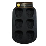 Wilton Black Silicone Skull Mold 6-Cavity Baking Mold
