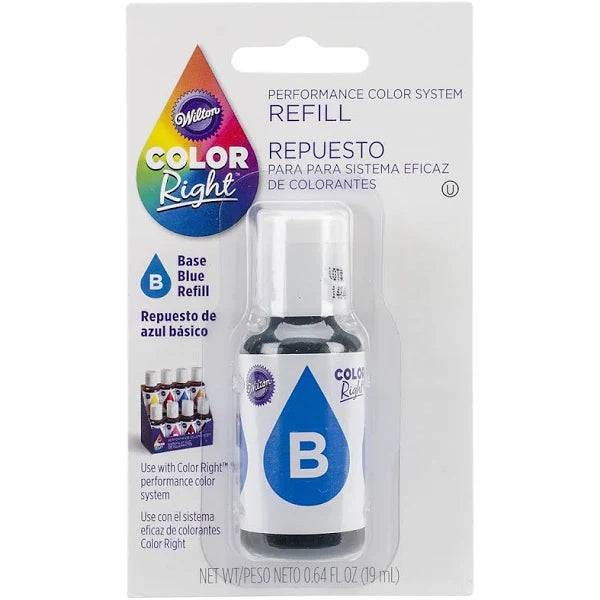 Wilton Color Right Blue Food Color Refill – 0.64 fl. oz.