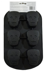 Wilton Black Silicone Skull Mold 6-Cavity Baking Mold